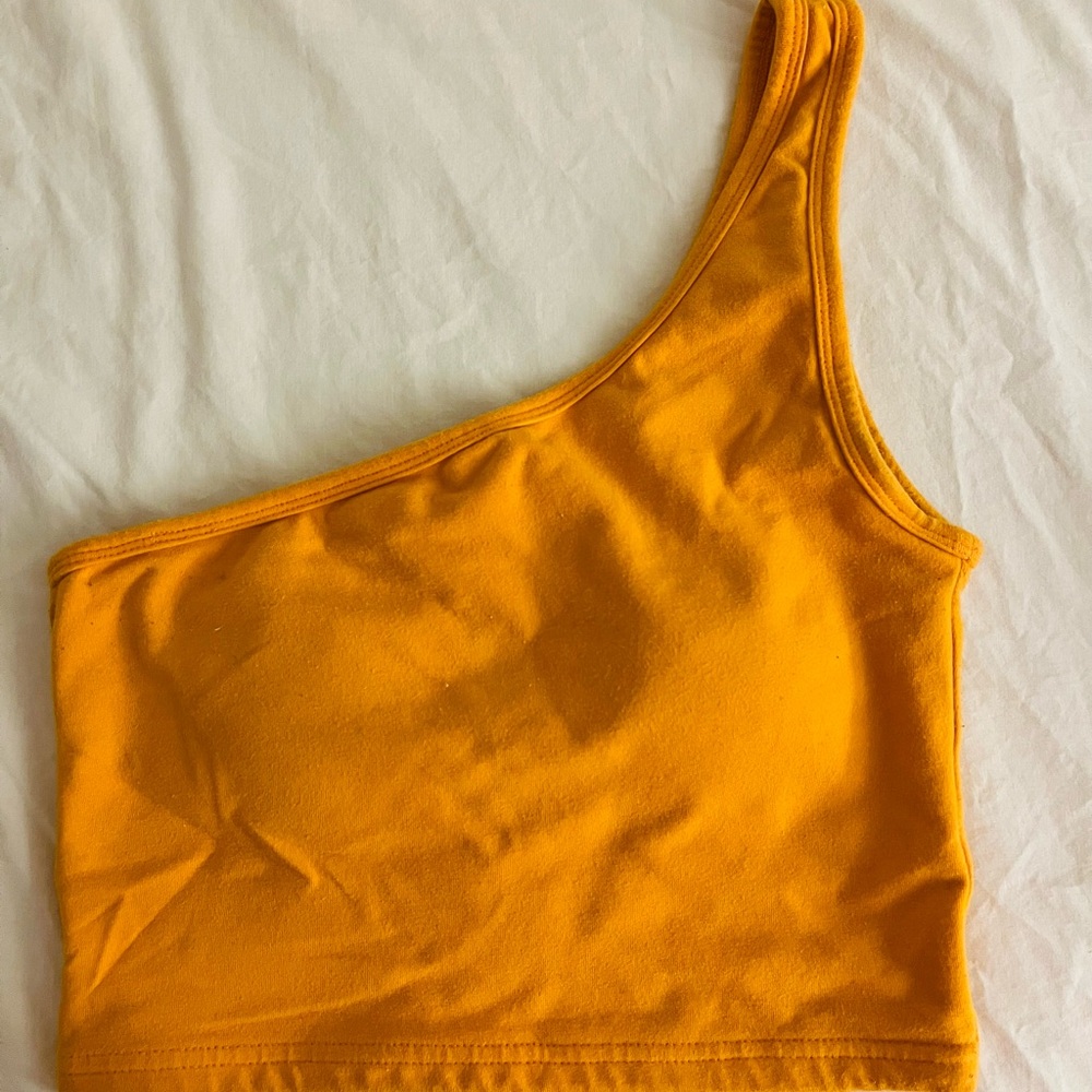 One-shoulder Crop Top Brami by Klassy Network